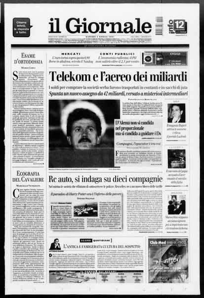 Il giornale : quotidiano del mattino